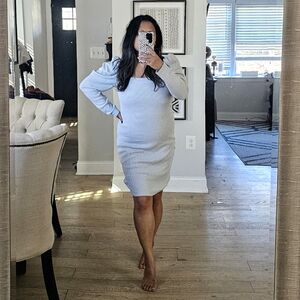 Gray Sweater Dress